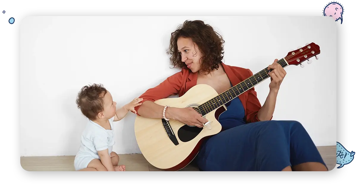 Singing songs with babay is also a form of baby talk