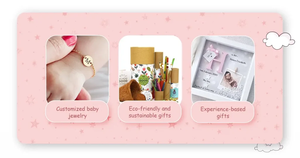 modern and trendy baptism gifts