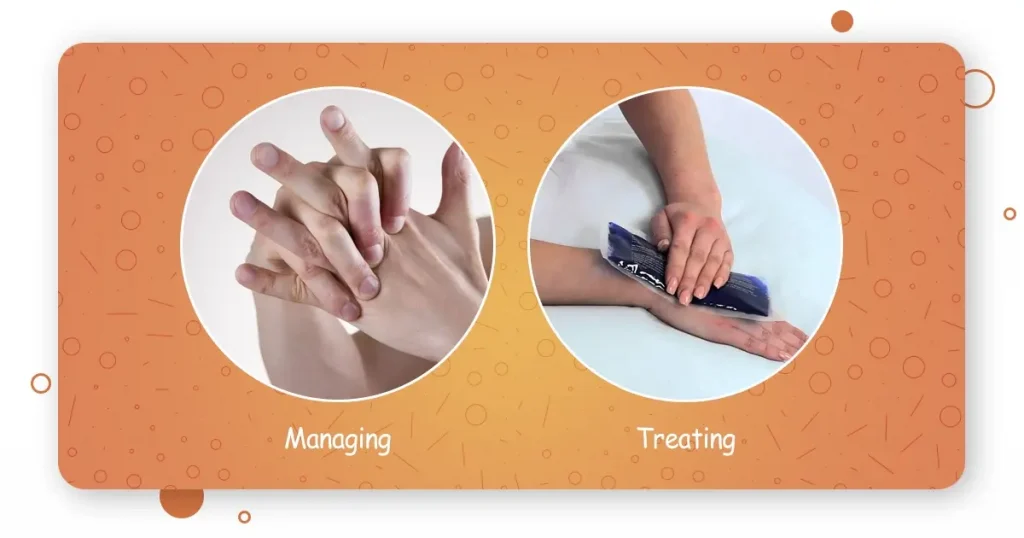 managing and treating of wrist pain