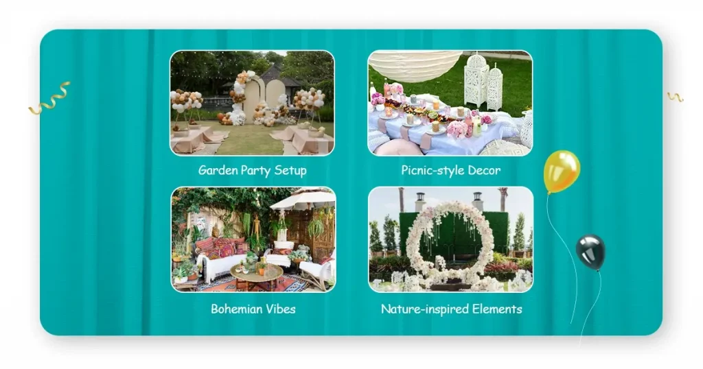 Outdoor celebrations ideas for baby naming ceremony