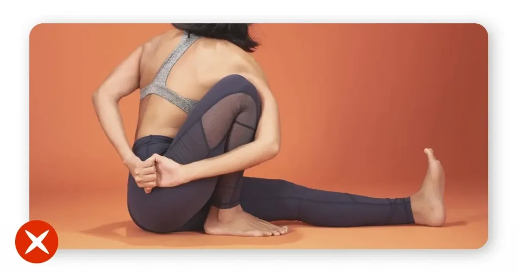 Yoga pose to Avoid 
Pose 4: Intense twists and binds 